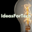 The IdeasForTech logo displaying an illuminating lightbulb that accentuating the hub for the brightest in technology advancements.